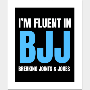 Fluent in BJJ Posters and Art